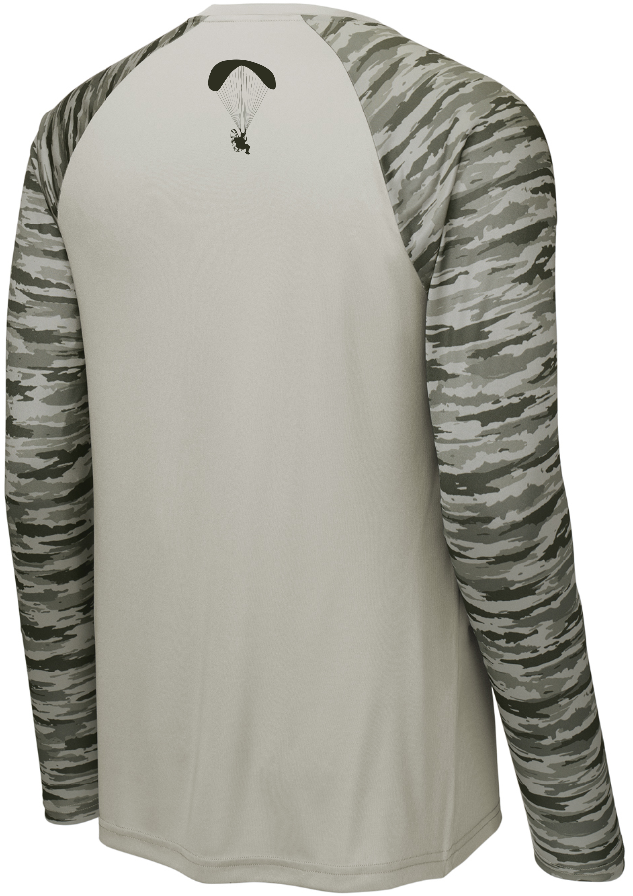 Lone Star Paramotor Drift Camo Long Sleeve Colorblock Tee